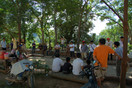 Luang Prabang - Petanque strijdoneel, het enige dat in Laos volmaakt vlak en horizontaal wordt aangelegd èn onderhouden
