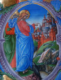 Sienna - gedeelte van een boekillustraie in de Duomo